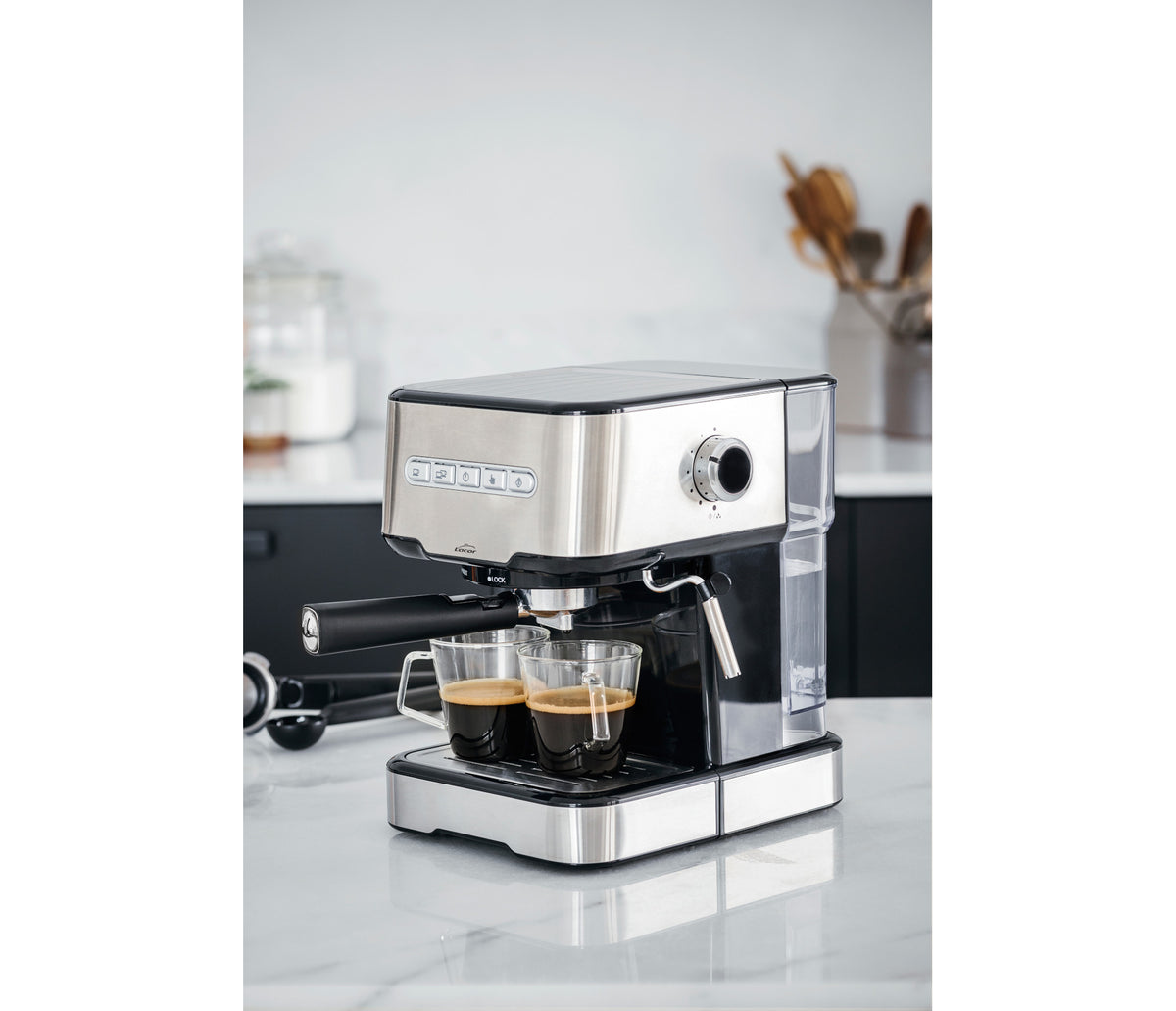 Sence - Cafetera espresso para equipos de cocina - Lacor 69256 - imagen 10