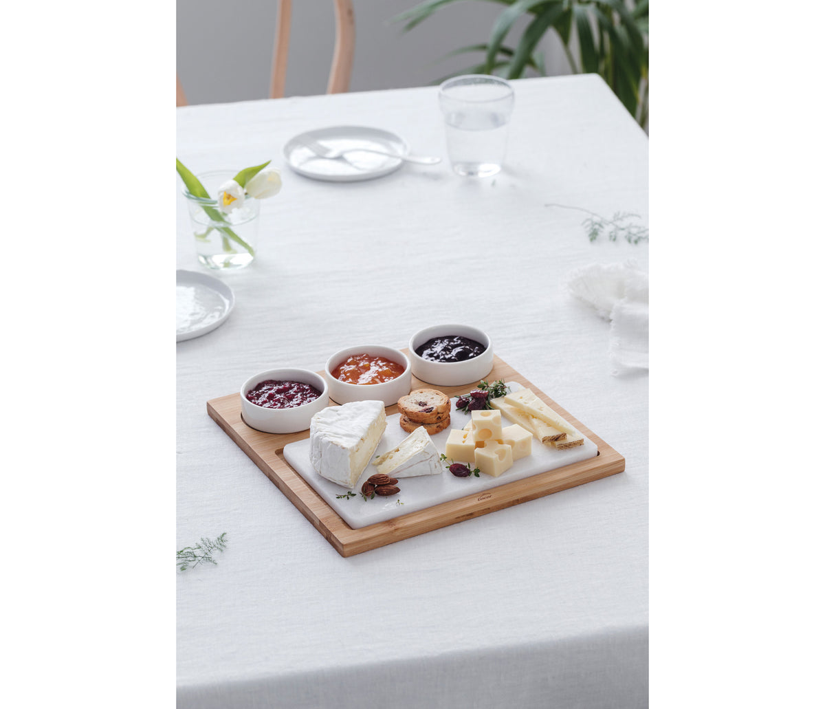 - Tabla mármol y bambú para equipos de cocina - Lacor 61040 - imagen 2