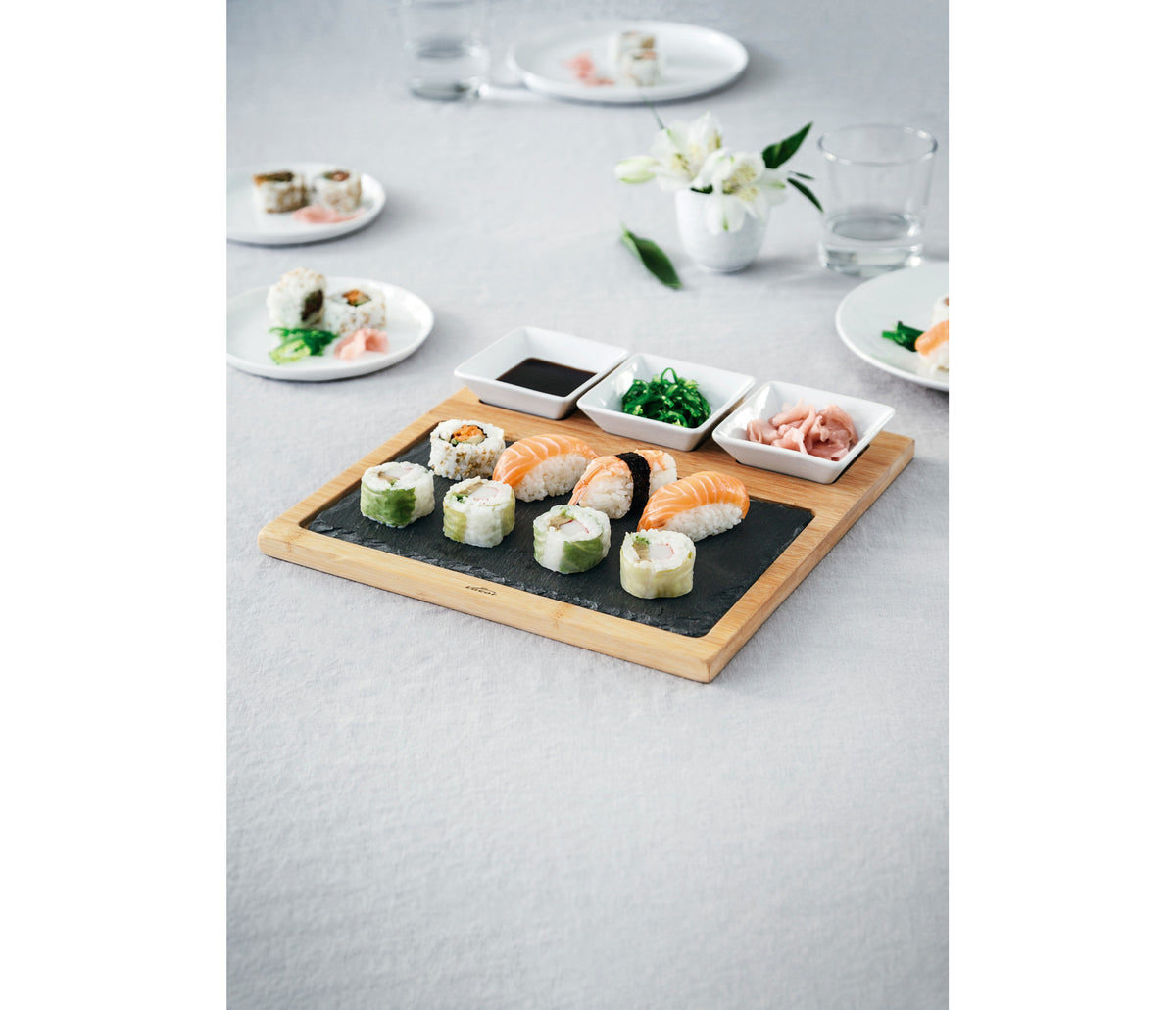 - Tabla pizarra y bambú para equipos de cocina - Lacor 61042 - imagen 2