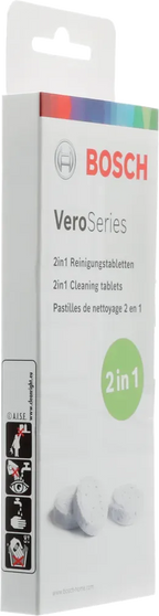 Pastillas detergente cafeteras automáticas Bosch 00312096