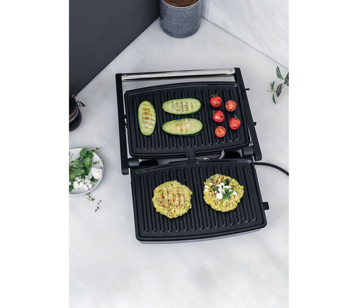 Totally - Grill abatible para equipos de cocina - Lacor 69572 - imagen 4