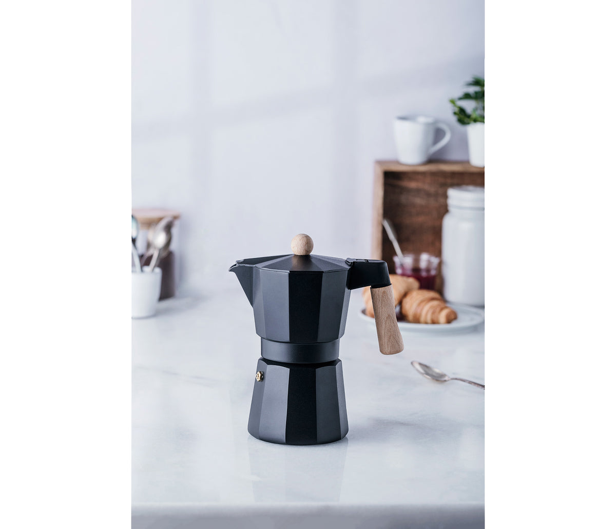 Trento Black - Cafetera para equipos de cocina - Lacor 62046 - imagen 2