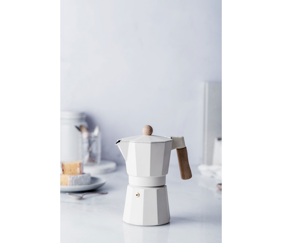 Trento White - Cafetera para equipos de cocina - Lacor 62096 - imagen 2