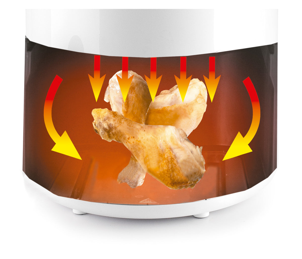 VitalCook - Freidora de aire para equipos de cocina - Lacor 69509 - imagen 4